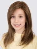 Kinderperücke Sara Power Kids, lang: seidig unsichtbarer Tüll, einstellbare Größe 52-54 cm, natürlicher Look (lightblonde/lightb