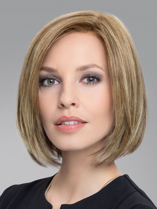 Perücke Ellen Wille Adore Mono Part: mittellanges welliges Quadrat Prime Hair, seitlicher Scheitel, natürliches und komfortables