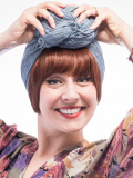 Erwachsenen-Pony mit geradem Schnitt im Louise-Brooks-Stil aus Kunstfaser, patentierter Halt Les Franjynes, ideal unter Turban o