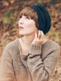 Erwachsenen-Pony mit geradem Schnitt im Louise-Brooks-Stil aus Kunstfaser, patentierter Halt Les Franjynes, ideal unter Turban o