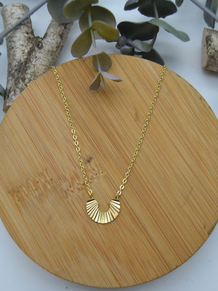 Gold Charm Halskette vergoldet 40 45 cm verstellbar
