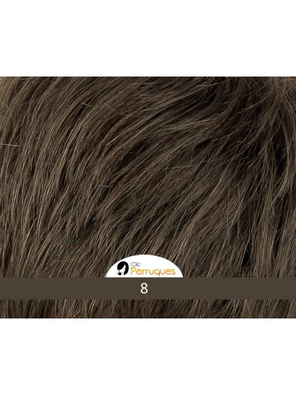 Night Wig auf weicher Bambuskappe kurzer femininer Schnitt mit Pony