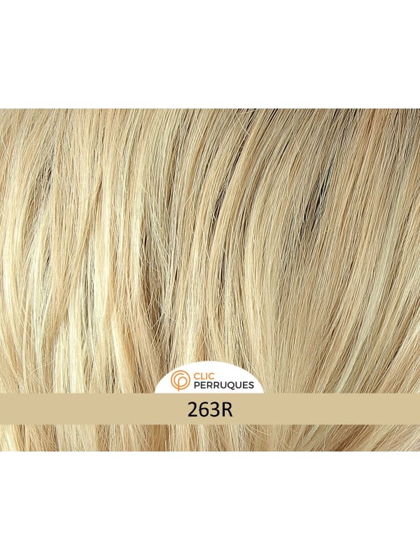 Night Wig auf weicher Bambuskappe kurzer femininer Schnitt mit Pony