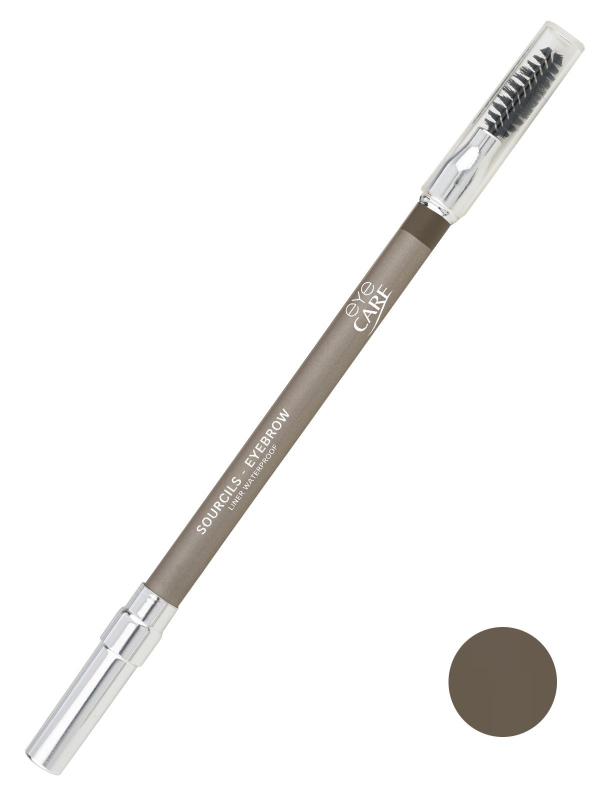 Sourcils Liner Waterproof Eye Care: wasserfester Augenbrauenstift mit Bürstenspitze, Langzeithalt, ideal für empfindliche Augen