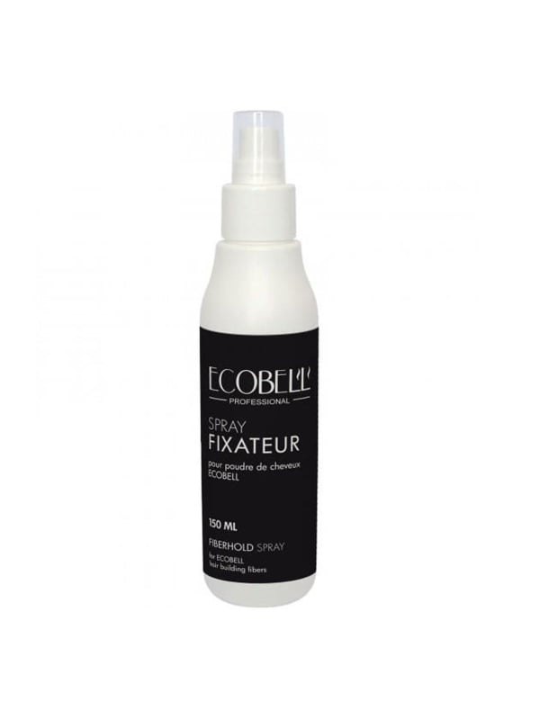 Fixier-Spray ohne Gas Ecobell 150 ml für Haarpuder: Langzeithalt, natürliches Finish ohne Verhärten.