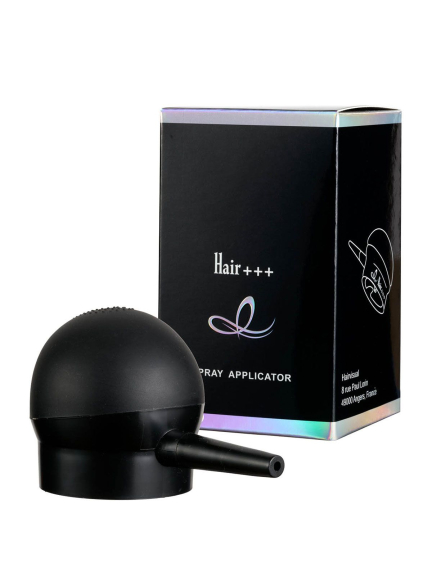 Sprühen Sie die Fasern präzise mit dem Hair Plus Puder-Applikator