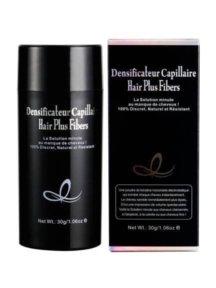 Tragen Sie Hair Plus auf — Verdichtungspuder 30g, Baumwollfasern, Halt bis zur Haarwäsche