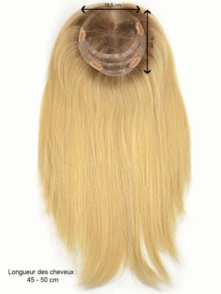 Remy Filler Light Long 15,5x15 cm — unsichtbarer Volumizer aus Remy Hair, verstärkter Halt.