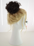 Chouchou Chignon Pastis Gisela Mayer mit Krabbenklemme, Synthetikfaser, sofortiger Maxi-Bun mit maximalem Volumen