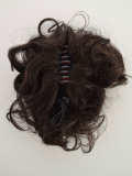 Chouchou Chignon Pastis Gisela Mayer mit Krabbenklemme, Synthetikfaser, sofortiger Maxi-Bun mit maximalem Volumen