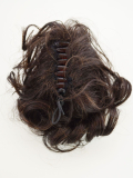 Chignon Rum Gisela Mayer synthetisch mit Krabbenklemme, natürlicher ungekämmter Effekt