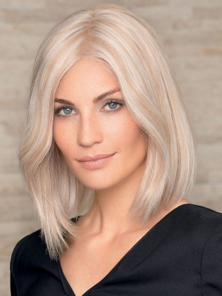 Entdecken Sie Remy Page Long, eleganter mittellanger Bob mit natürlicher Strähne