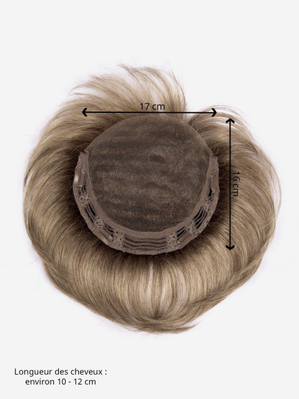 Lace Top Volumizer mit Clips rooted mix 17x16 cm