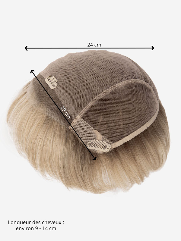 Volumateur Ideal Top Power aus echtem Remy Hair mit Kinofilm-Tüll, natürlicher Kopfhauteffekt, frisierbar und komfortabel