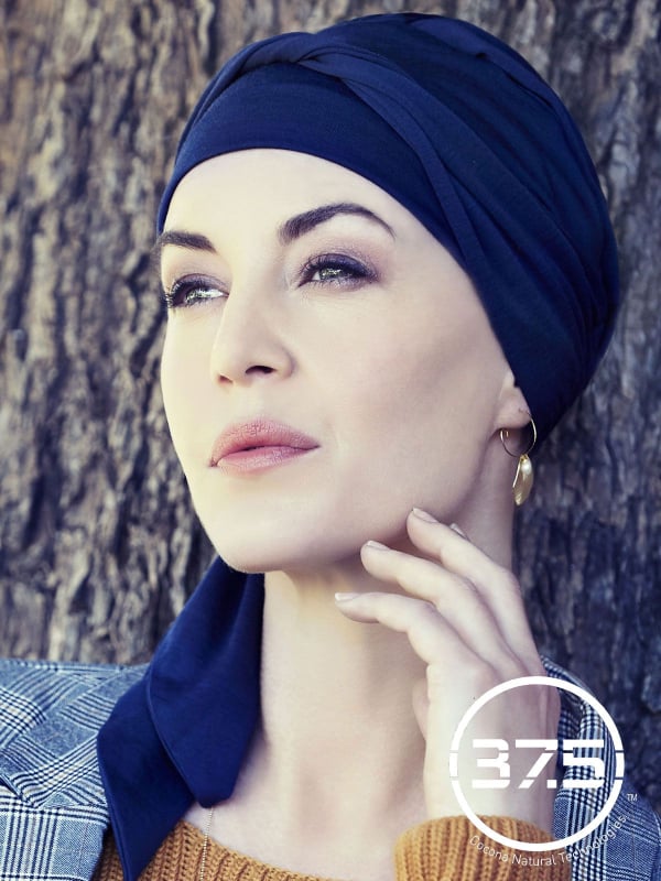 Turban Soft Line Naos 37.5® Christine Headwear, Wolle/Polyester thermoregulierend, weich und atmungsaktiv bei Alopezie und Chemo