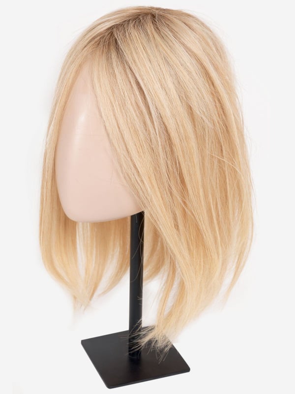 Volumenaufsatz Matrix Top Power aus echtem Remy Hair 32–40 cm, unsichtbares Kinofilm-Tüll, leichter Tragekomfort und Befestigung