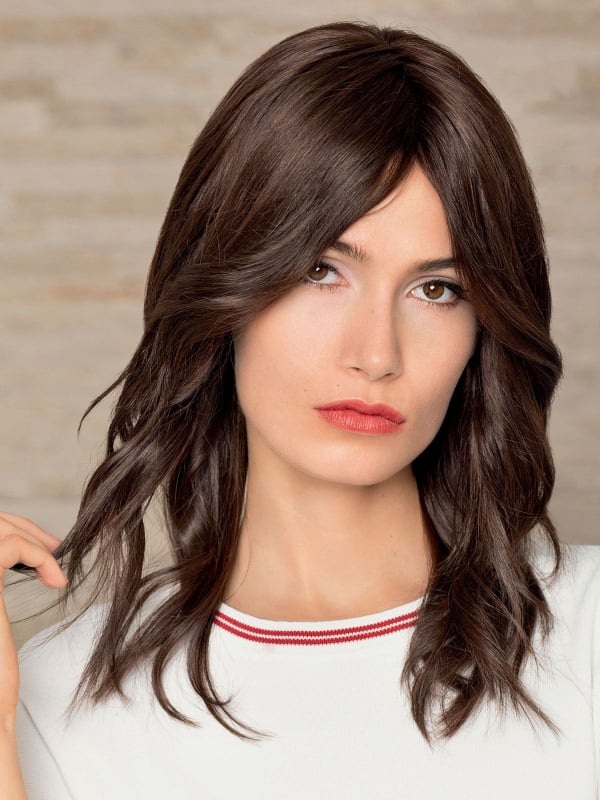 Perücke New Exclusiv Echthaar Gisela Mayer: natürliches Remy Hair, langer, gestuftter Schnitt, frontale Kinofolie