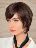 Perücke Firenze HH Gisela Mayer: kurzer Schnitt aus natürlichem Remy Hair mit unsichtbarem Lace Front, bequem und anpassbar