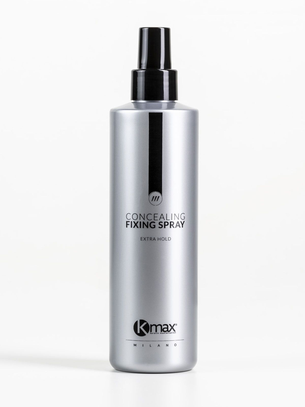 Kmax Fixierspray 100 ml gasfrei, feiner Nebel zur Verstärkung des Halts der Mikrofasern, wasserbeständig.