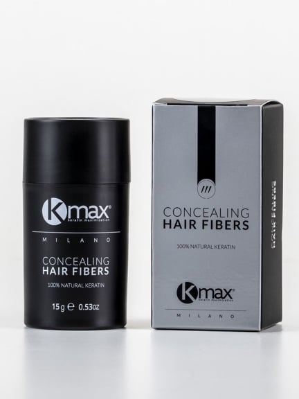 Kaschieren Sie lichtes Haar mit dem natürlichen Haarverdichtungspuder K-Max 15g, 9 Farben