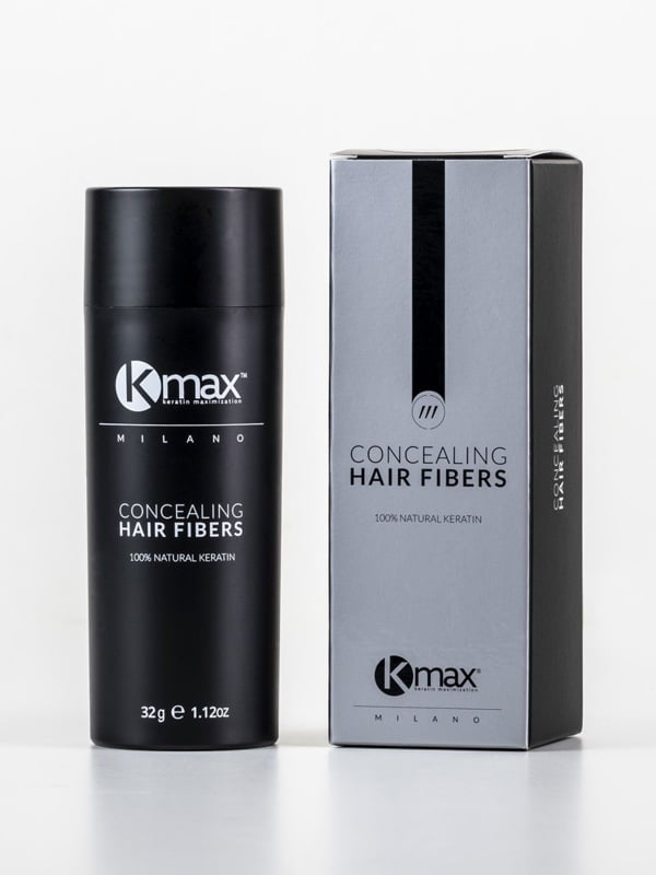 K-Max Verdichtungspuder 32g mit Keratin: sofortiger Volumeneffekt, 9 Farbtöne, natürliches Finish