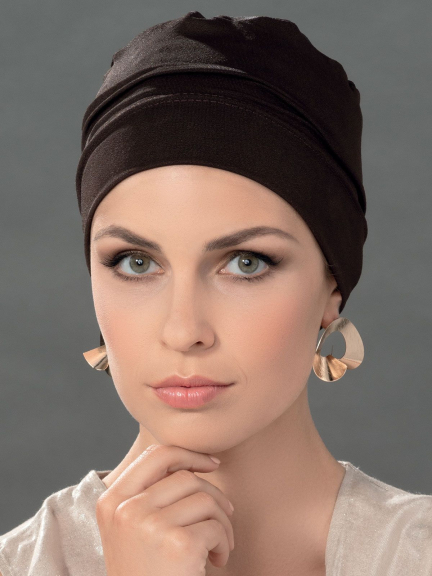 Entdecken Sie Easy Fit — Turban aus Baumwolle (5% Elasthan), komfortabel und elegant
