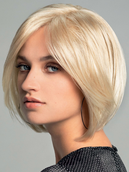 Perücke Modern Page — mittellanger Bob mit Pony, Naturhaar