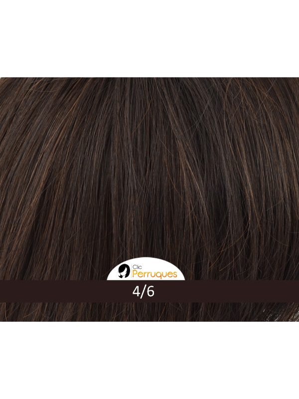 Perücke Seven Mono Part Gisela Mayer: eleganter kurzer Bob mit dezenter Monofilament-Ableitung, weiches Haar und freier Nacken.