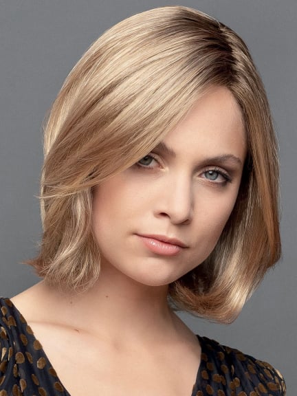 Perücke Fox Mono Deluxe Lace Large ModernHair, mittellange gestufte Perücke für selbstbewusstes Auftreten