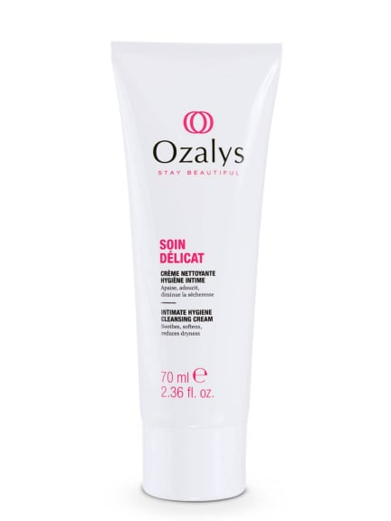 Ozalys Zarte Pflege – Reinigende Creme für die Intimhygiene, beruhigt und spendet Feuchtigkeit