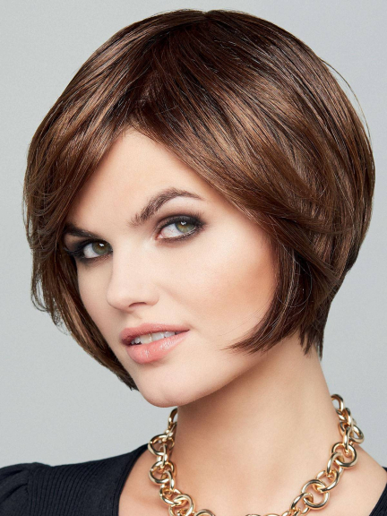 Catwalk Small Mono Perücke, kleiner Sitz 52-54 cm, eleganter Bob mit langem Pony