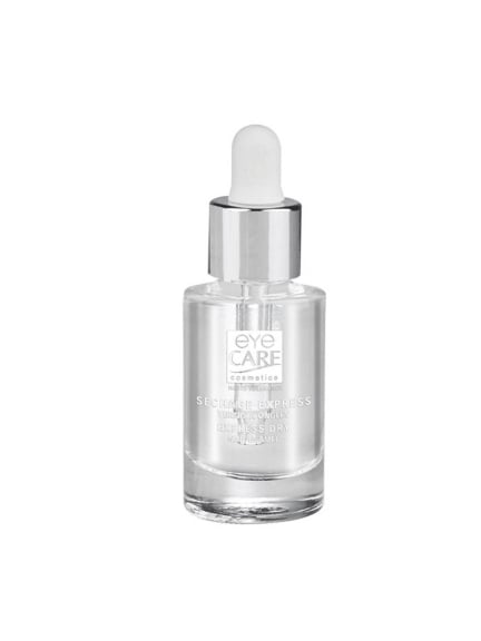 Schnelltrocknender Nagellack Eye Care 8 ml: 1 Tropfen für schnelles Trocknen, intensiven Glanz und verstärkten Halt.