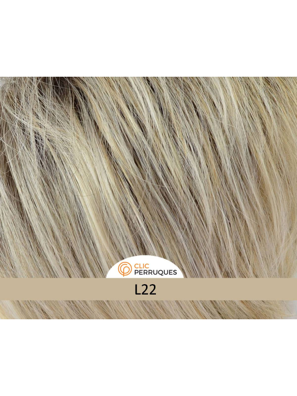 Lockige Pferdeschwanz-Haarverlängerung Cool Clip Gisela Mayer 38 cm, Krabbenklemme, Farbe Popcorn Blond (Foto)
