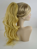 Clip-Pferdeschwanz wellig 40 cm Gisela Mayer Clip Wavy Long, Kunstfaser, natürlicher Effekt (Golden Blond)