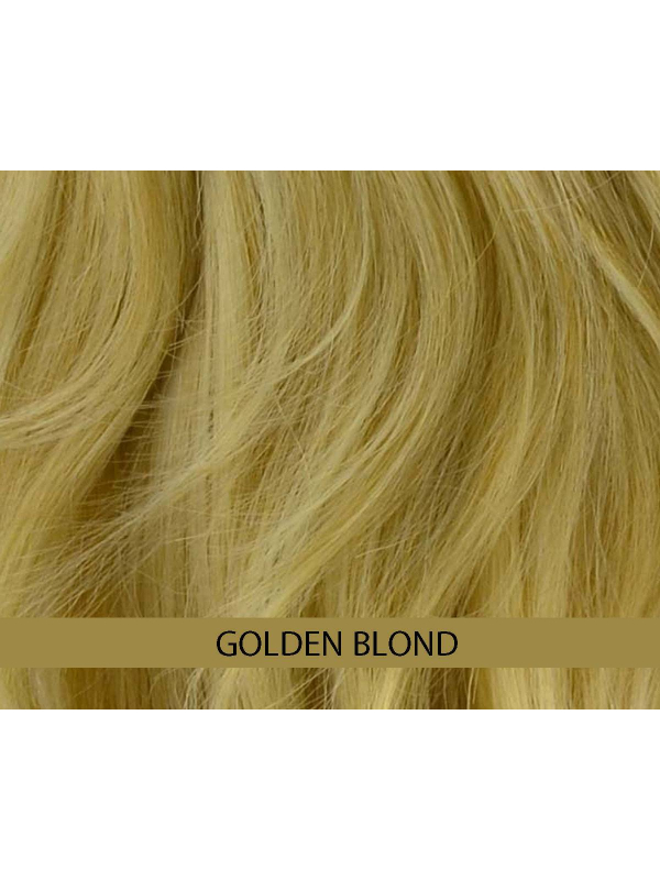 Clip-Pferdeschwanz wellig 40 cm Gisela Mayer Clip Wavy Long, Kunstfaser, natürlicher Effekt (Golden Blond)