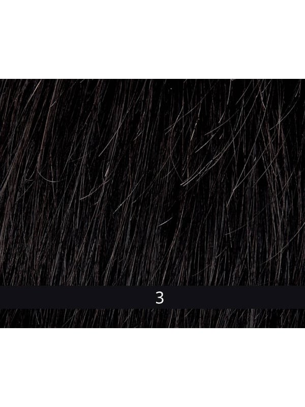 Boss Light HH: kurzes Haarteil aus natürlichem Remy Hair, Basis 18x24 cm, Länge ca. 10 cm, Klebefix 