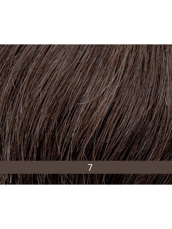 Boss Light HH: kurzes Haarteil aus natürlichem Remy Hair, Basis 18x24 cm, Länge ca. 10 cm, Klebefix 