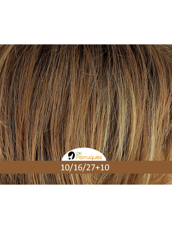 Perücke High End Long Page Gisela Mayer: langer Stufenschnitt, natürlicher Look, leichte und komfortable handgefertigte Kappe.