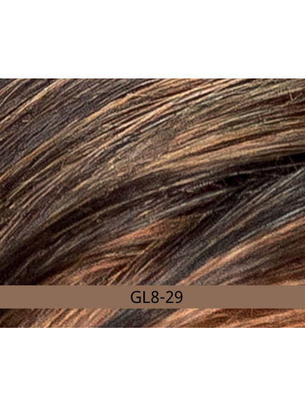 Vision Lido Lace Part - lange wellige Perücke, Farbe GL8-29 auf Mannequin