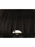 Perücke Vision Midnight Gisela Mayer: langes lockiges Haar mit geradem Pony, femininer und natürlicher Look