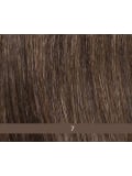 Perücke Ava Gisela Mayer: mittellanges Quadrat aus Kunstfaser mit geradem Pony, natürliche Wirkung zur Kaschierung von Alopezie.