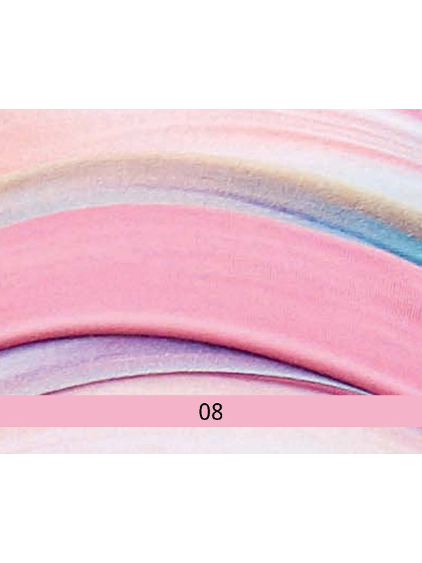 Foulard Mayte Gisela Mayer aus Viskose, modische Muster, zum Binden auf Turban oder allein zu tragen
