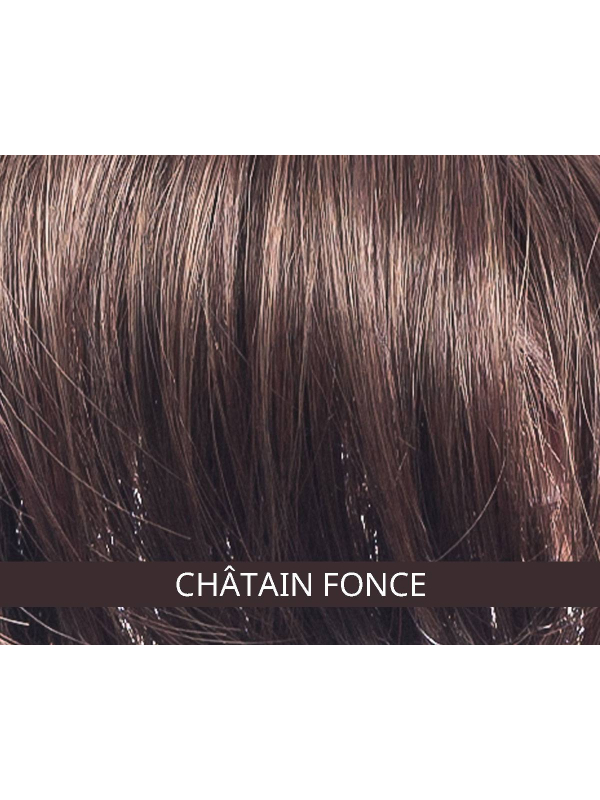 Zopf Les Franjynes 70 cm mit Clip, hochwertiger synthetischer Faser mit natürlichem Aussehen