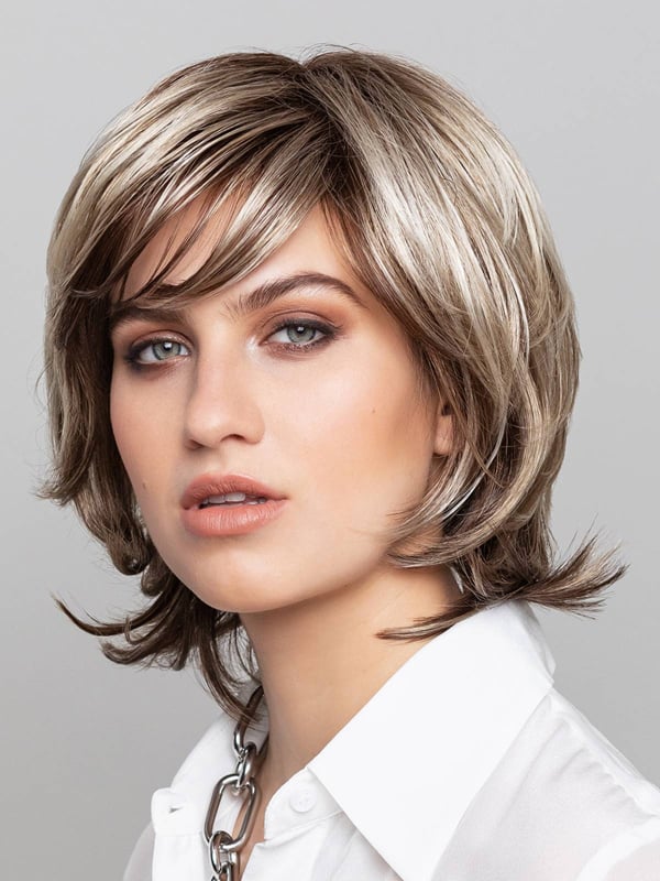 Perücke Sun Click II Gisela Mayer, gestufter mittellanger Schnitt, moderner und femininer Stil