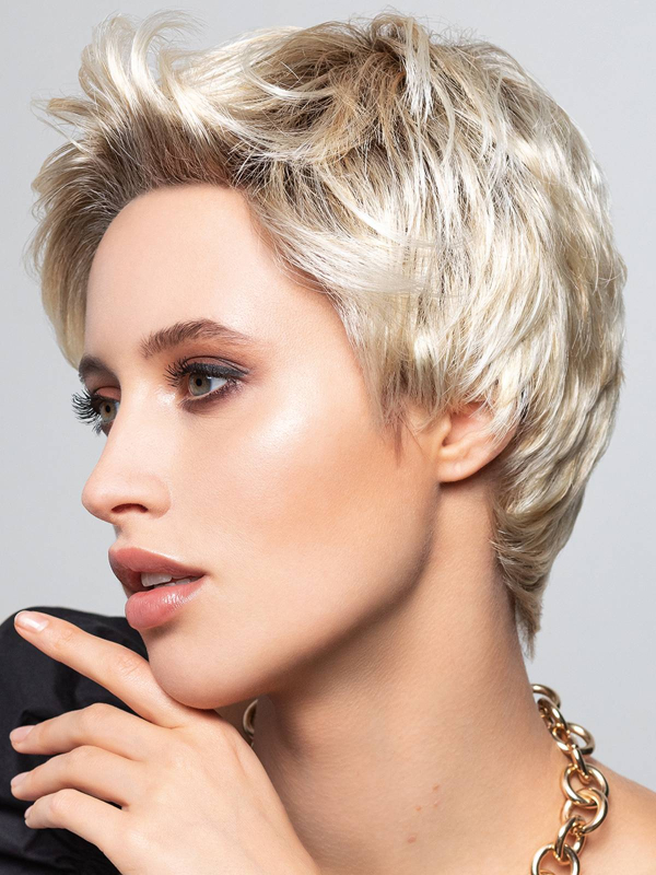 Perücke Sun Stay Gisela Mayer: eleganter, femininer Kurzhaarschnitt, flexibles Styling für einen natürlichen und dynamischen Loo