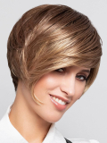 Perücke Sun Vicky Gisela Mayer: asymmetrischer Kurzhaarschnitt, unglaubliches Volumen, eleganter Look und diskrete Kaschierung d