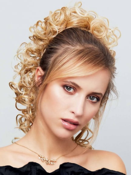 Cool Clip – Lockiger Pferdeschwanz 38 cm, Farbe Popcorn Blond, Krebsklammer