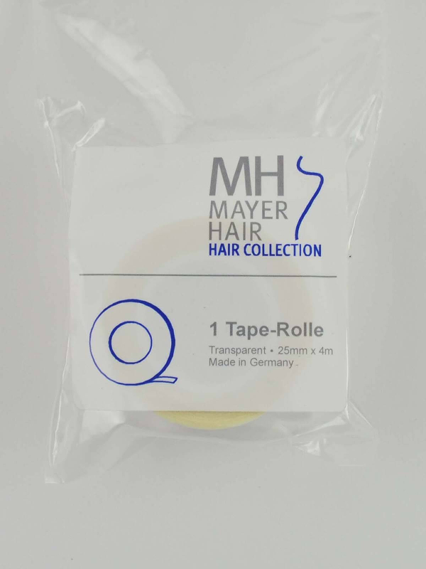 Transparentes doppelseitiges Klebeband 25 mm x 4 m, matte Oberfläche, hypoallergen, speziell für Polyurethan-Basen.