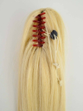 Haarverlängerung Pferdeschwanz Jeannie Small Clip 52 cm, glatt, Befestigung Krabbenklemme 5,5 cm – Gisela Mayer (Kunsthaar)