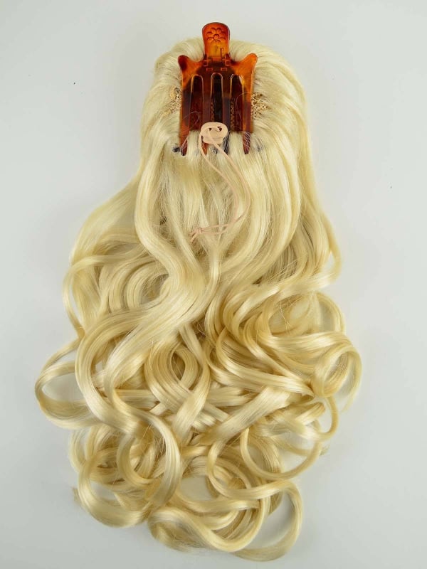 Gewellte Pferdeschwanz-Extension 52 cm mit Clip Chic Clip Curly Gisela Mayer